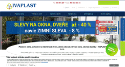 Desktop Screenshot of ivaplast.cz