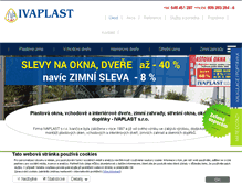 Tablet Screenshot of ivaplast.cz